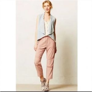 Hei hei Anthropologie chambray denim vest